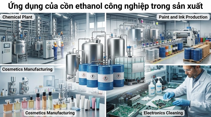 Cồn Ethanol Công Nghiệp Số Lượng Lớn – Giải Pháp Cung Ứng Ổn Định Cho Doanh Nghiệp
